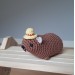 Adorable handmade crochet Awawa wearing a graduation cap, navy cap, or Luffy straw hat, cute hyrax keychain, bag charm, or rear view mirror charm gift