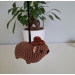 Awawa Hyrax in Cowboy Hat – Tiny Handmade Companion