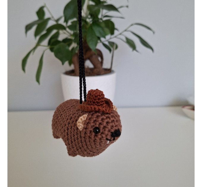 Awawa Hyrax in Cowboy Hat – Tiny Handmade Companion