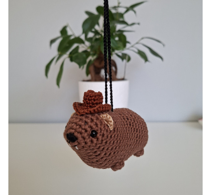 Awawa Hyrax in Cowboy Hat – Tiny Handmade Companion