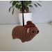 Awawa Hyrax in Cowboy Hat – Tiny Handmade Companion