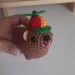 Handmade crochet Awawa Rock Hyrax with propeller hat, rear view mirror, bag charm, keychain, summer lovers gift, Cape hyrax hanging