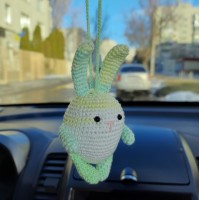 Bunny crochet сar сharm, keychain, backpack pendant Bunny crochet сar сharm, keychain, backpack pendant