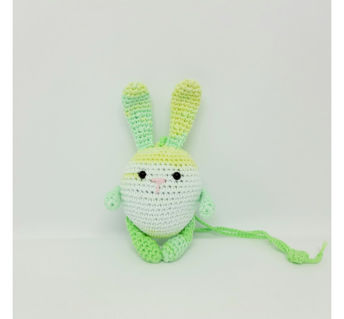 Bunny crochet сar сharm, keychain, backpack pendant
