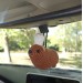 Chef Awawa Crochet Charm – Rear View Mirror Decoration or Keychain | Unique Coworker Gift | Kitchen Lover Gift | Rock Hyrax Fans Gift