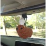 Chef Awawa Crochet Charm – Rear View Mirror Decoration or Keychain | Unique Coworker Gift | Kitchen Lover Gift | Rock Hyrax Fans Gift
