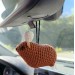 Chef Awawa Crochet Charm – Rear View Mirror Decoration or Keychain | Unique Coworker Gift | Kitchen Lover Gift | Rock Hyrax Fans Gift