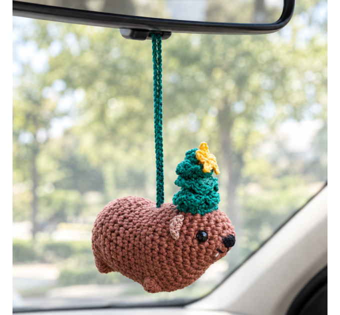 Christmas Tree Awawa – Handmade Crochet Rock Hyrax