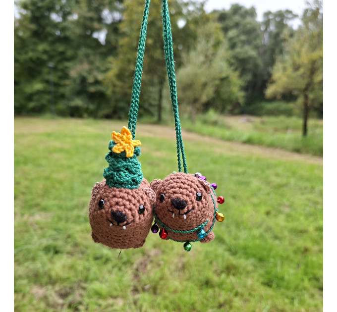 Christmas Tree Awawa – Handmade Crochet Rock Hyrax