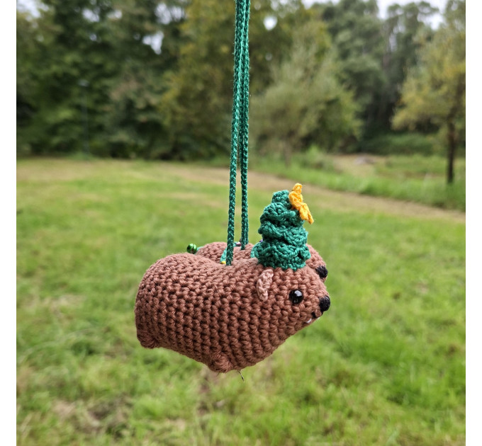 Christmas Tree Awawa – Handmade Crochet Rock Hyrax
