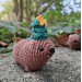 Christmas Tree Awawa – Handmade Crochet Rock Hyrax