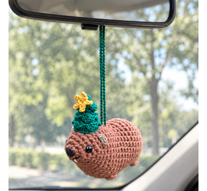 Christmas Tree Awawa – Handmade Crochet Rock Hyrax