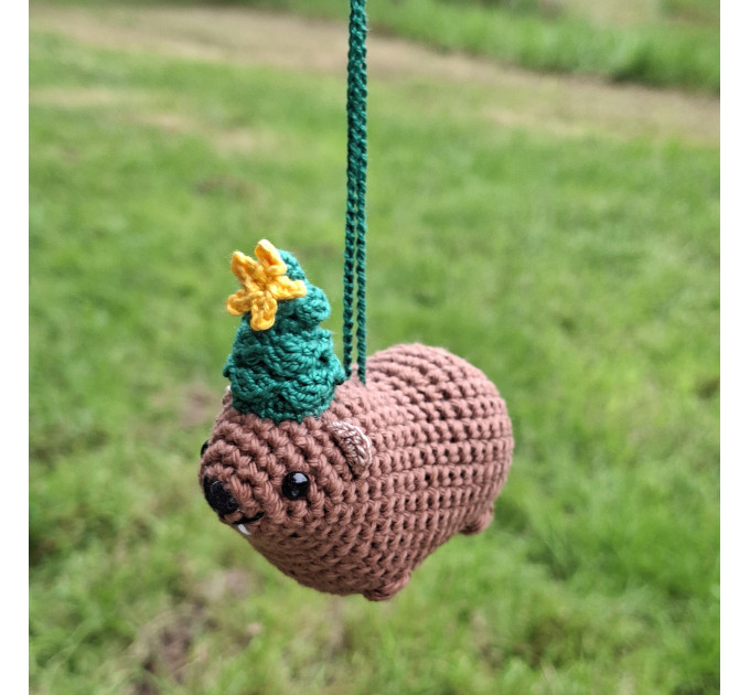 Christmas Tree Awawa – Handmade Crochet Rock Hyrax