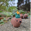 Christmas Tree Awawa – Handmade Crochet Rock Hyrax