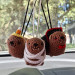 Crochet Halloween Hyrax (Awawa) collection - Count Dracula, Mummy awawa and awawa wearing a Candy Corn hat