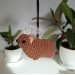 Crochet Hanging Awawa / Hyrax — Wedding Style (Car Mirror, Keychain, Backpack Charm)