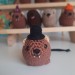 Halloween style Hyrax, handmade crochet awawa animal with Witch hat, Top hat, Pumpkin hat, unique rear view mirror charm, bag accessory, or keychain