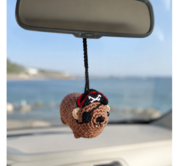 Handmade Crochet Pirate Hyrax (Awawa)