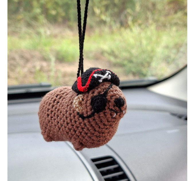 Handmade Crochet Pirate Hyrax (Awawa)