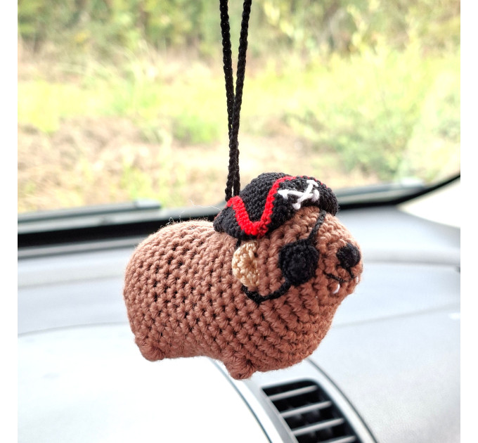 Handmade Crochet Pirate Hyrax (Awawa)