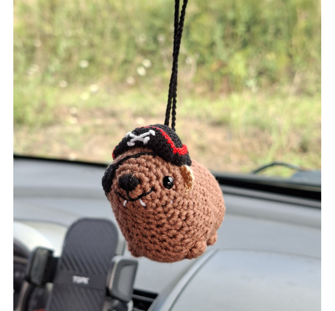 Handmade Crochet Pirate Hyrax (Awawa)