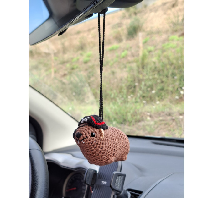 Handmade Crochet Pirate Hyrax (Awawa)