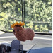 Handmade Crochet Rock Hyrax (Awawa) Charm – Collectible Aesthetic, Awawa wearing Sunflower, Bluebell or Mushroom hat