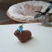 Handmade Crochet Rock Hyrax (Awawa) Charm – Collectible Aesthetic, Awawa wearing Sunflower, Bluebell or Mushroom hat