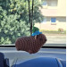 Handmade Crochet Rock Hyrax (Awawa) Charm – Collectible Aesthetic, Awawa wearing Sunflower, Bluebell or Mushroom hat