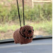 Handmade Crochet Rock Hyrax (Awawa), Rock fan gift, Rearview mirror car charm