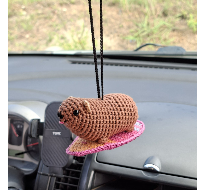 Handmade Crochet Surfing Hyrax (Awawa)