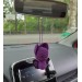 Hanging bat crochet car charm for rear view mirror