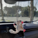 Sugar glider, possum, flying squirrel car charm for rear view mirror or keychain, backpack pendant