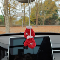 Xmas winter gloves, red home decorations, Christmas tree ornament, car charm Xmas winter gloves, red home decorations, Christmas tree ornament, car charm