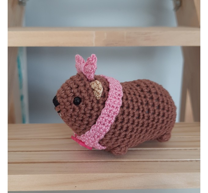 Baby Awawa Plush | Crochet Rock Hyrax | It’s a Girl / Boy Plush | Cute Nursery Plushie | Handmade Shower Gift