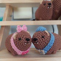 Baby Awawa Plush | Crochet Rock Hyrax | It’s a Girl / Boy Plush | Cute Nursery Plushie | Handmade Shower Gift