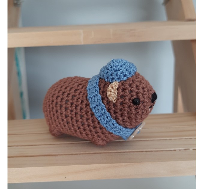 Baby Awawa Plush | Crochet Rock Hyrax | It’s a Girl / Boy Plush | Cute Nursery Plushie | Handmade Shower Gift