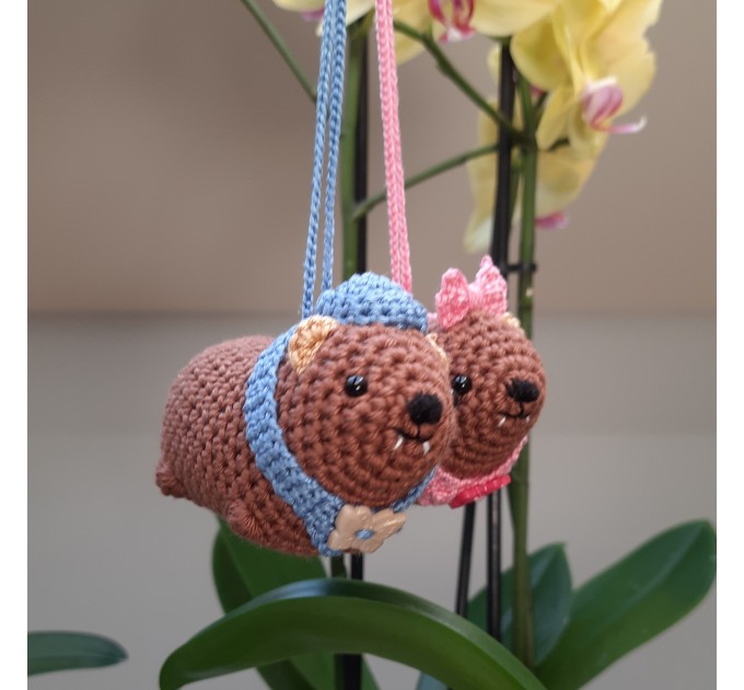 Baby Awawa Plush | Crochet Rock Hyrax | It’s a Girl / Boy Plush | Cute Nursery Plushie | Handmade Shower Gift