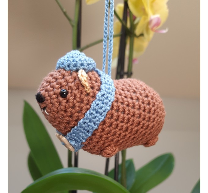 Baby Awawa Plush | Crochet Rock Hyrax | It’s a Girl / Boy Plush | Cute Nursery Plushie | Handmade Shower Gift