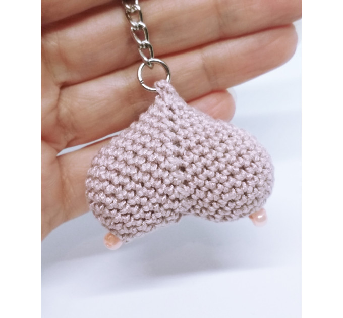 Crochet boobs keychain Bachelor party valentine favors
